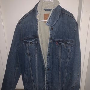 Levi’s Sherpa jean jacket